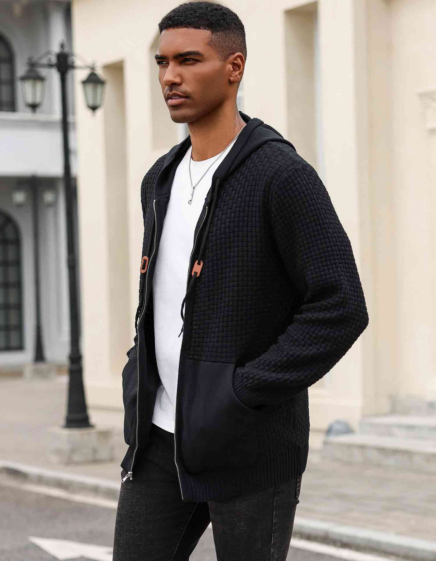 AirWaffle Full-Zip Hooded Sweater