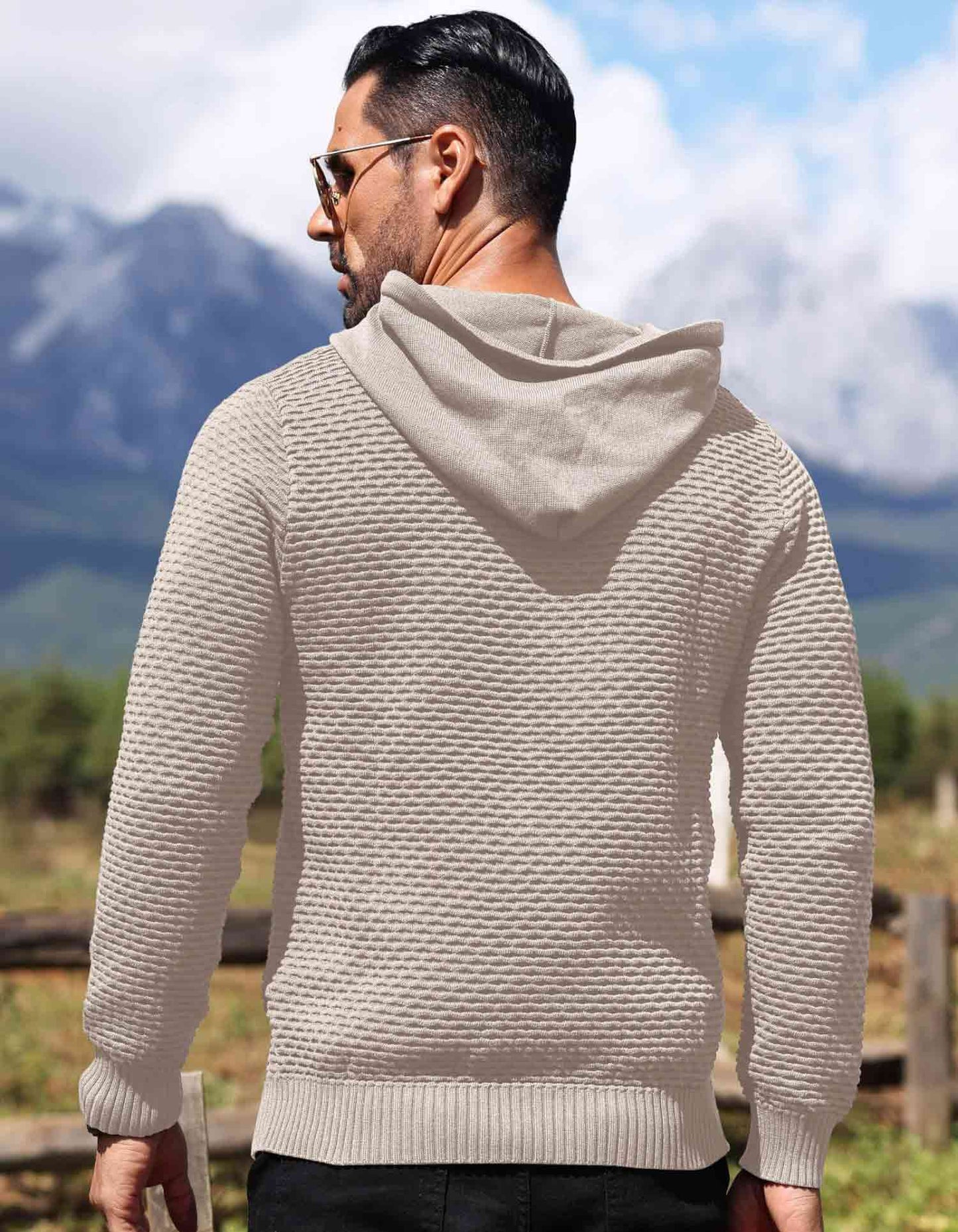 AeroEye Solid Knit Hoodie