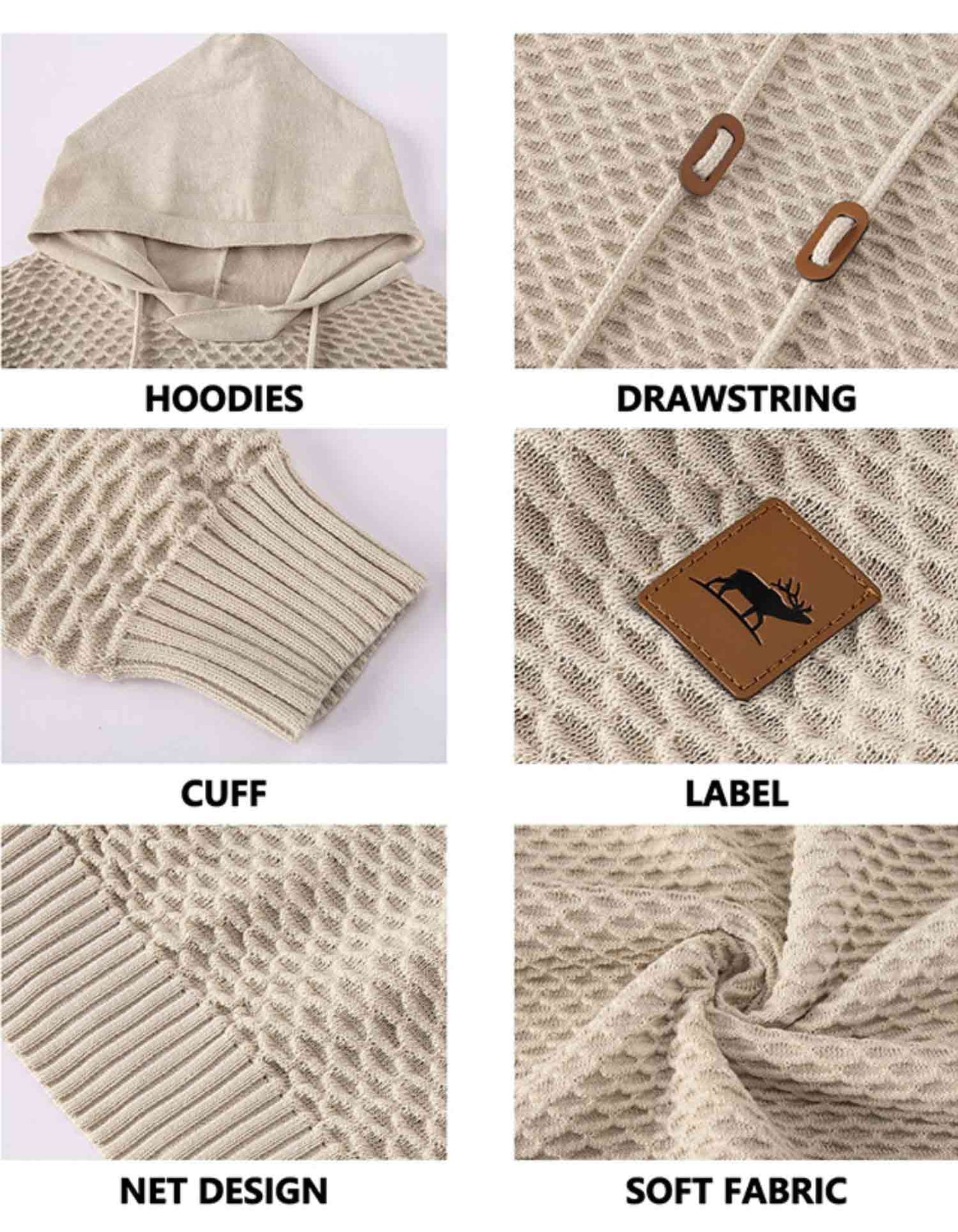 AeroEye Solid Knit Hoodie