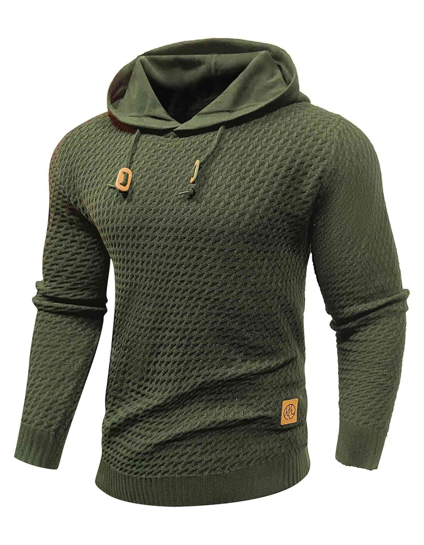 NordicTwill Solid Knitted Hoodie