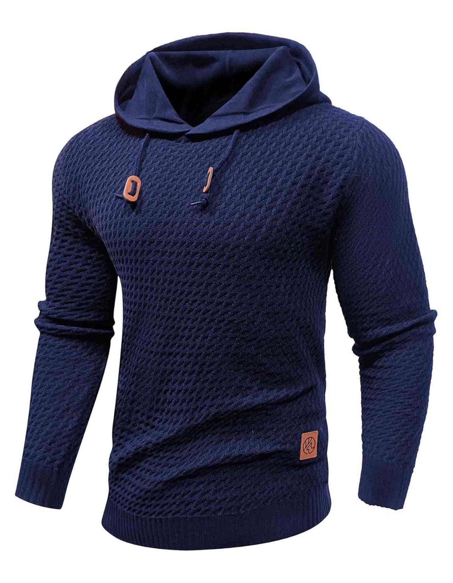 NordicTwill Solid Knitted Hoodie