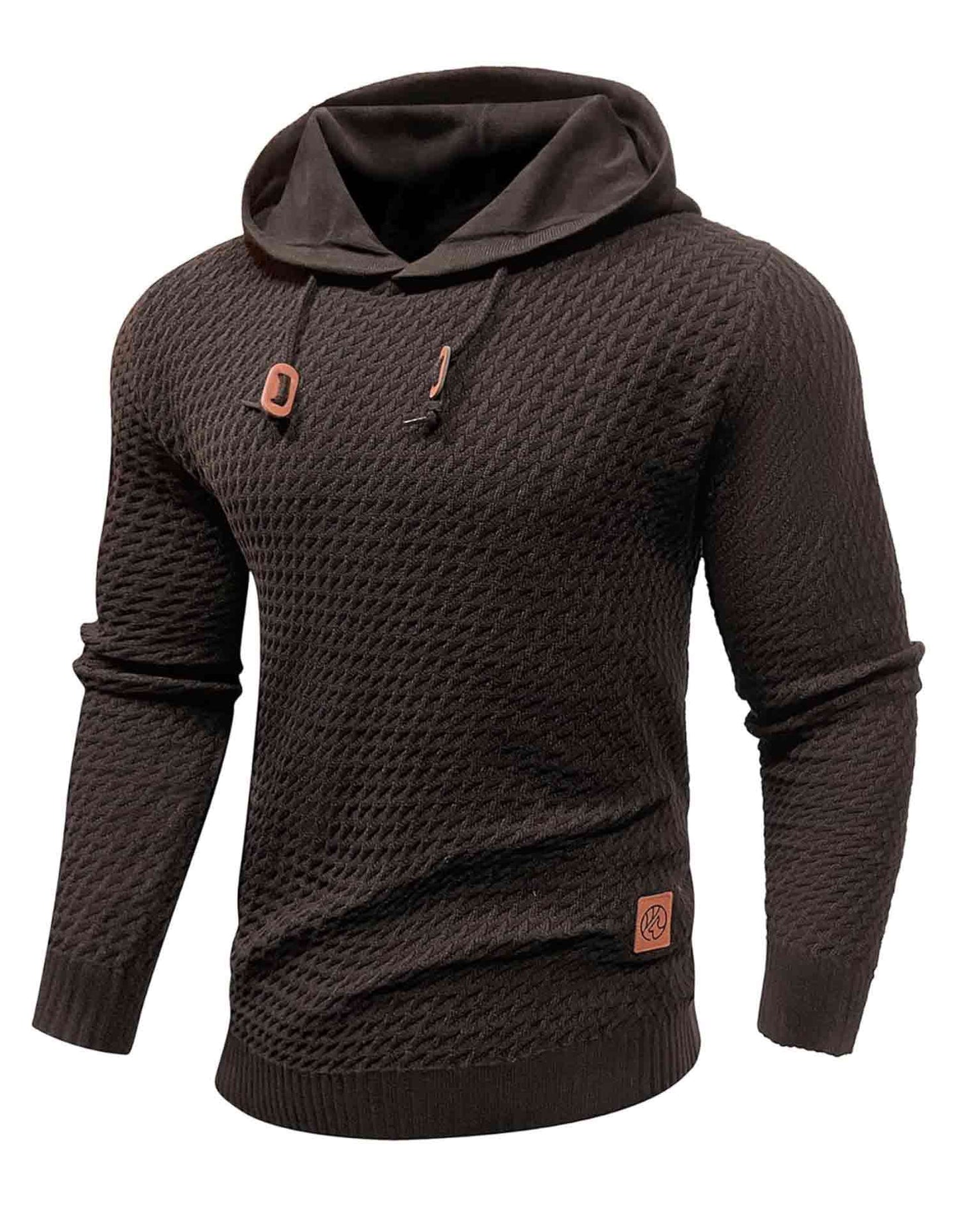 NordicTwill Solid Knitted Hoodie
