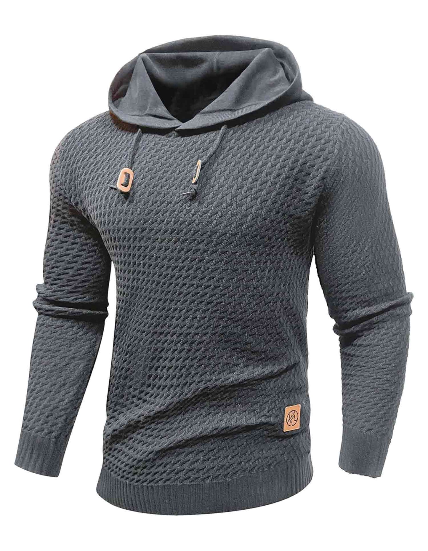NordicTwill Solid Knitted Hoodie