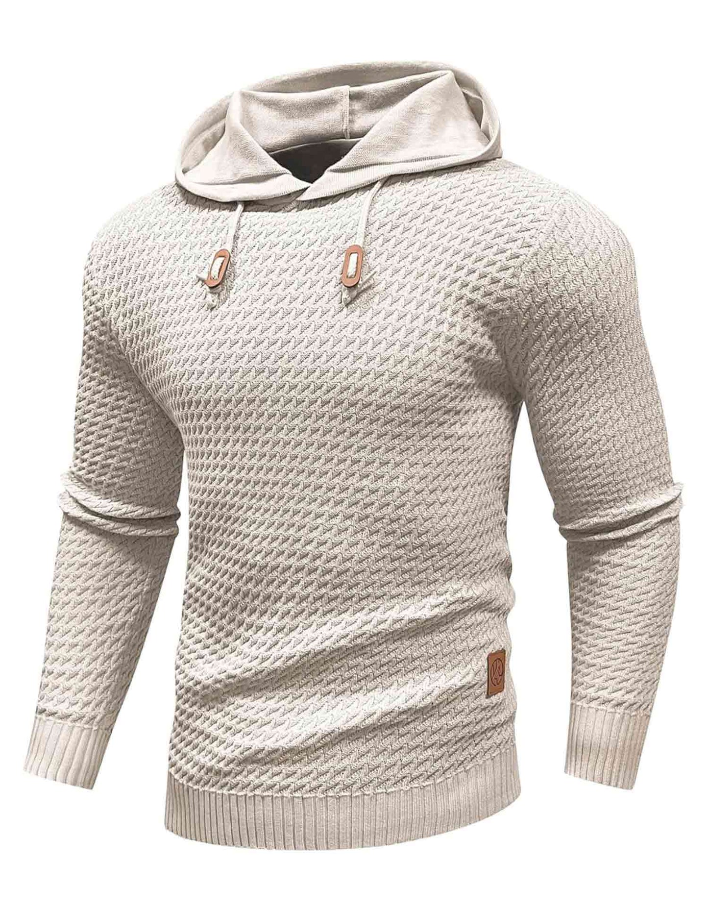 NordicTwill Solid Knitted Hoodie