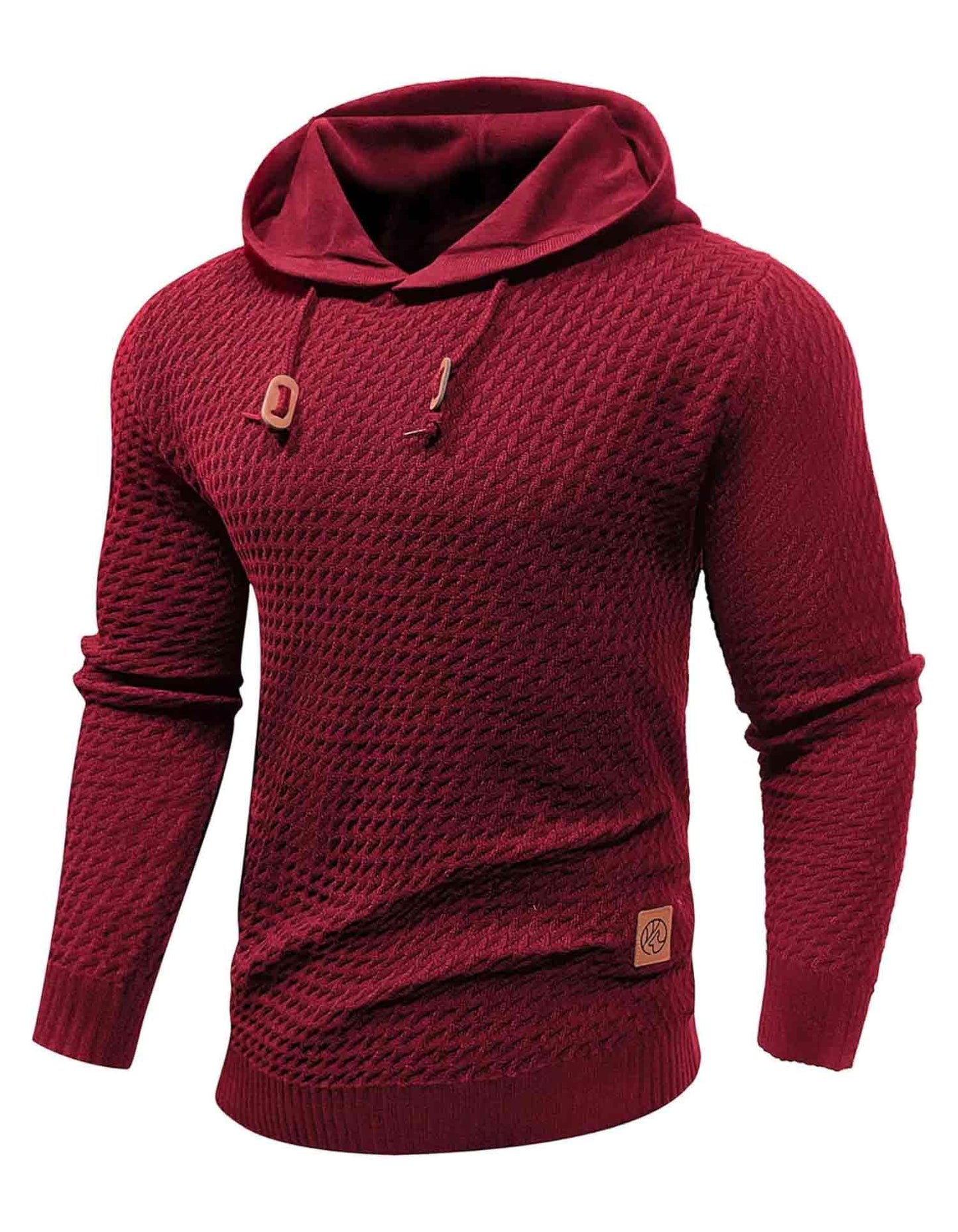 NordicTwill Solid Knitted Hoodie