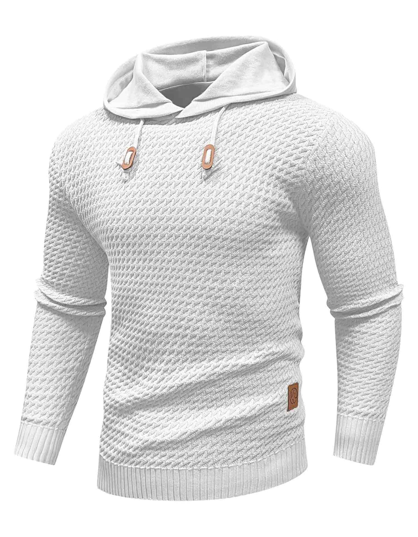 NordicTwill Solid Knitted Hoodie