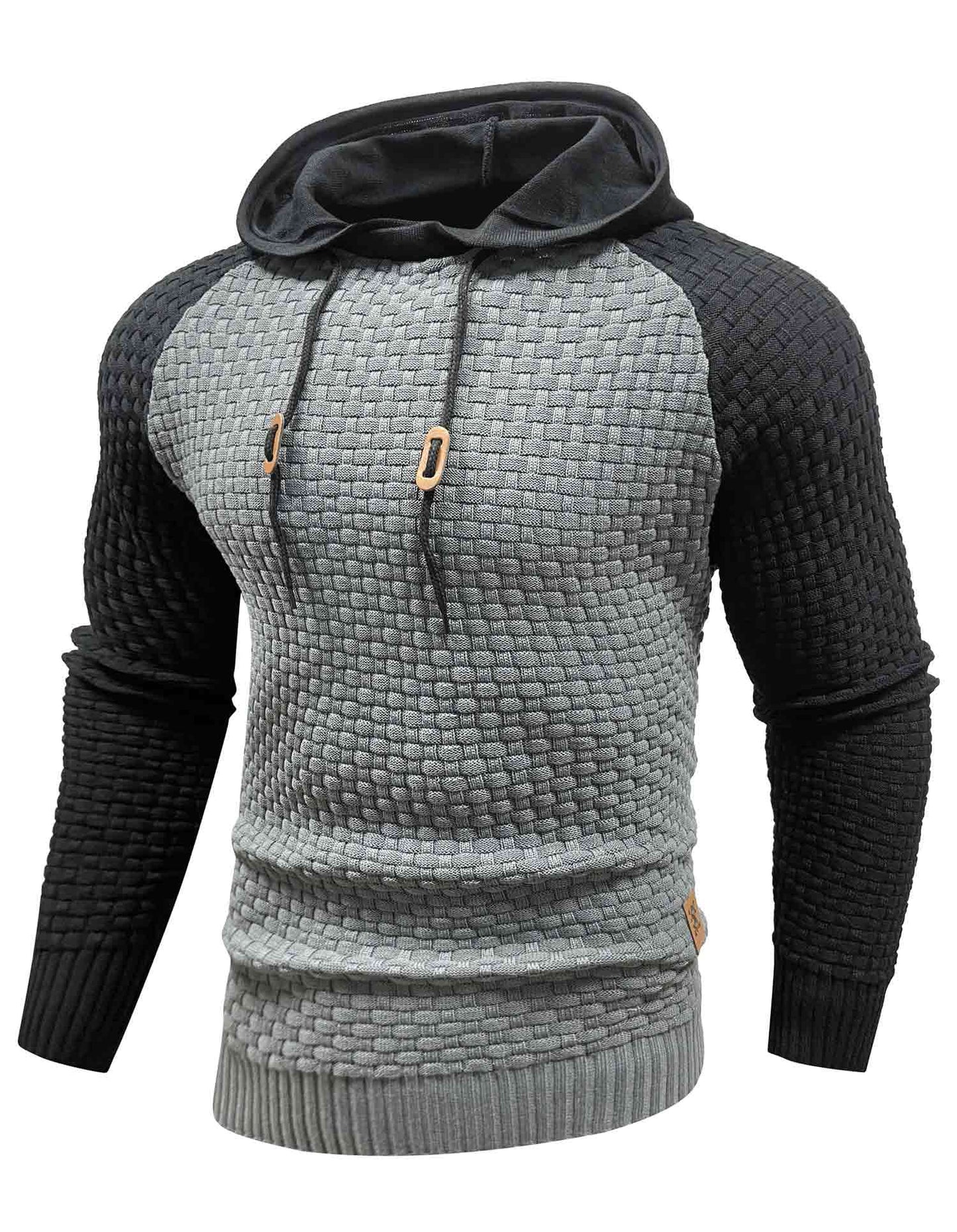 AirWaffle TwoTone Knitted Hoodie