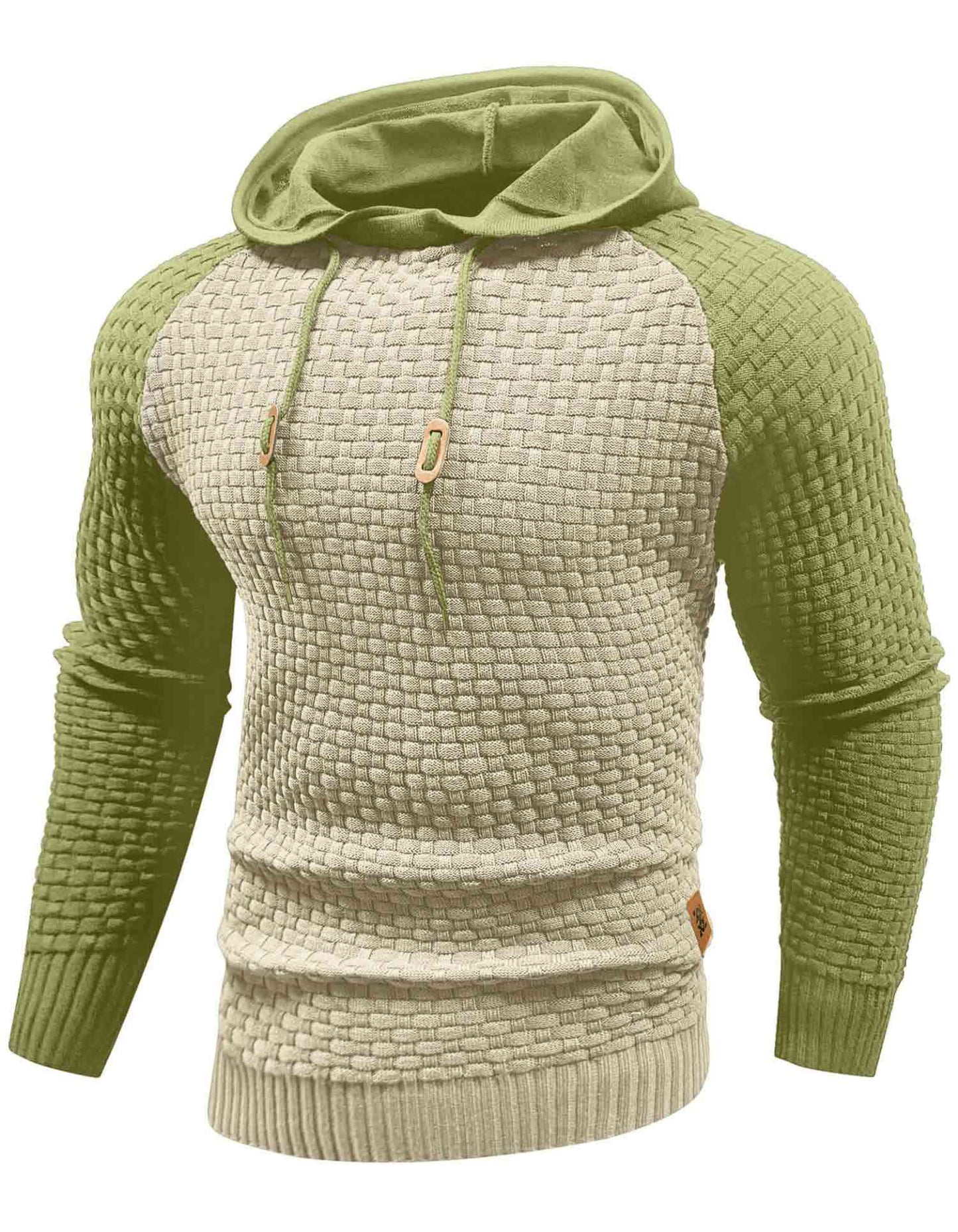 AirWaffle TwoTone Knitted Hoodie