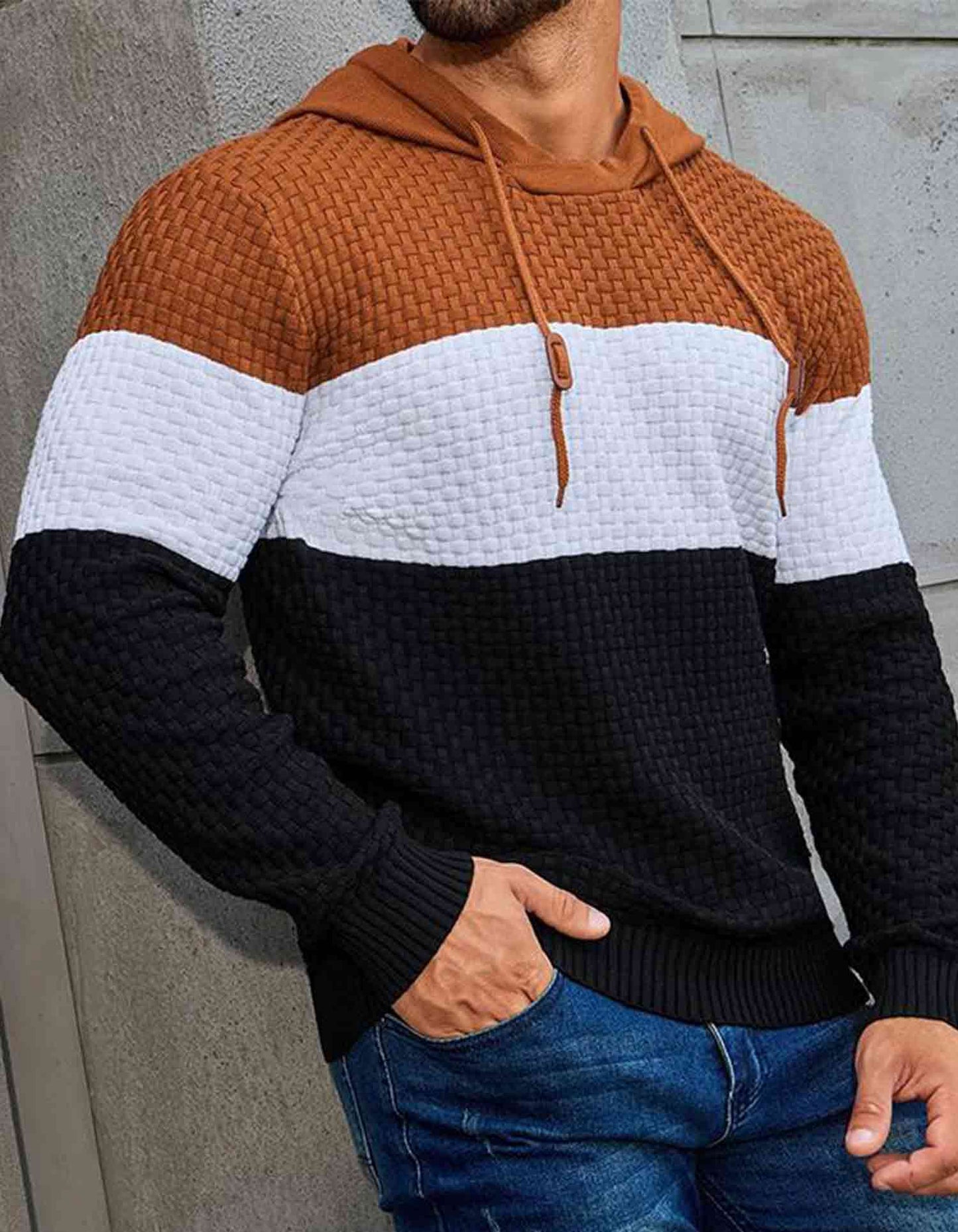 AirWaffle Tricolor Knit Hoodie
