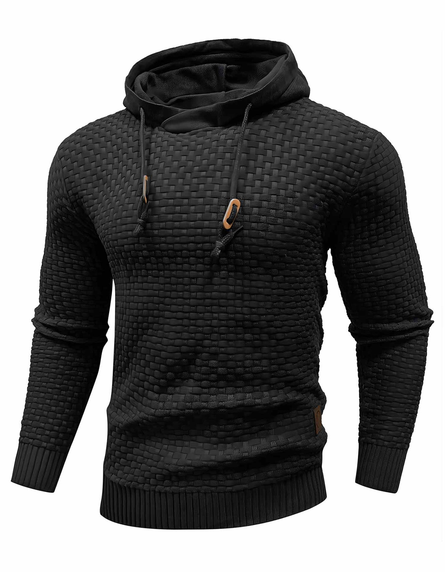 AirWaffle Solid Knitted Hoodie
