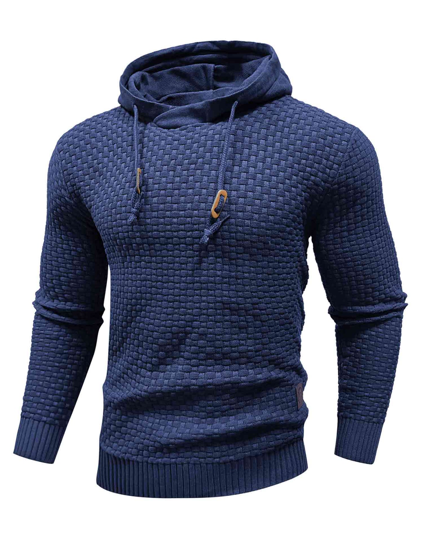 AirWaffle Solid Knitted Hoodie