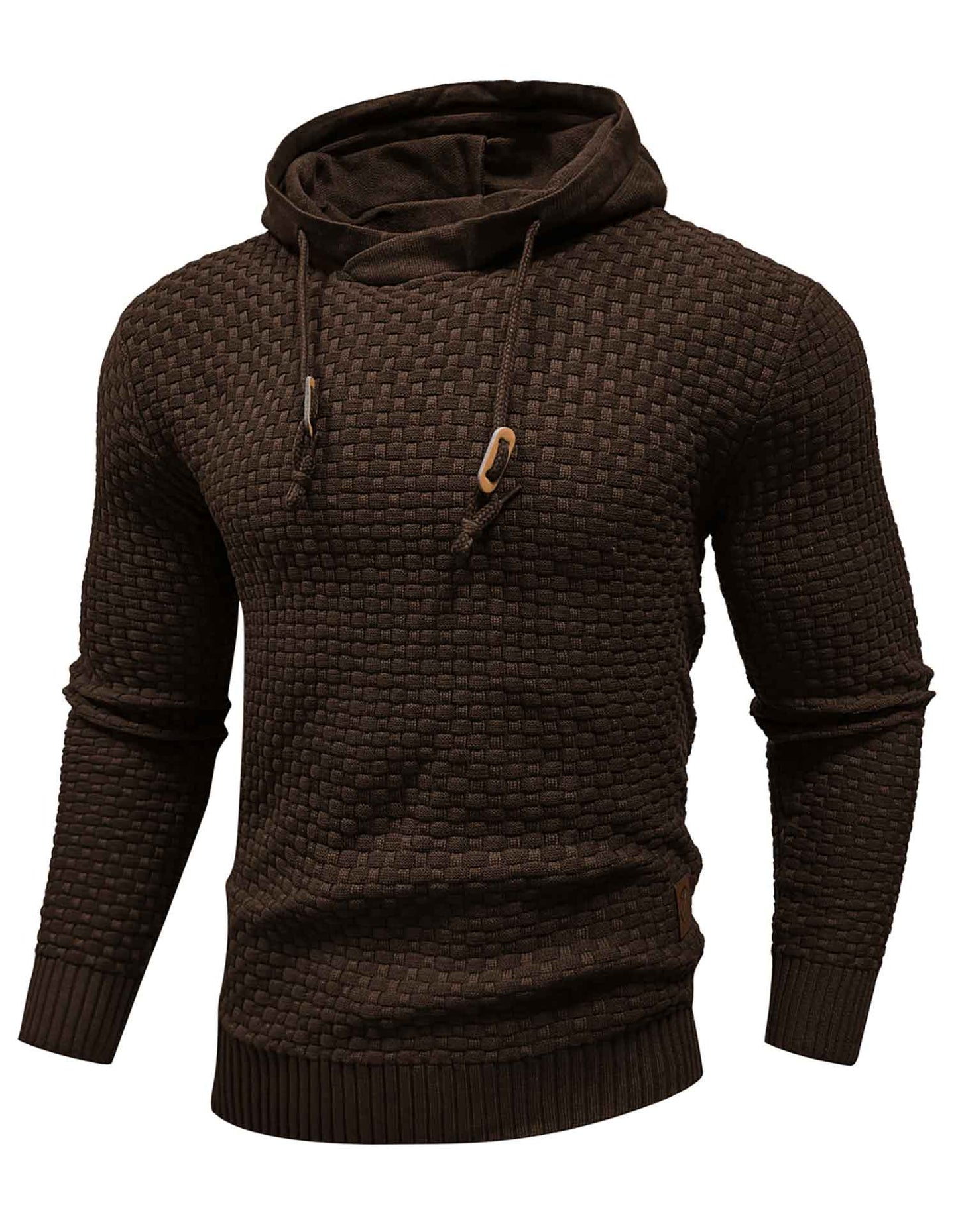 AirWaffle Solid Knitted Hoodie