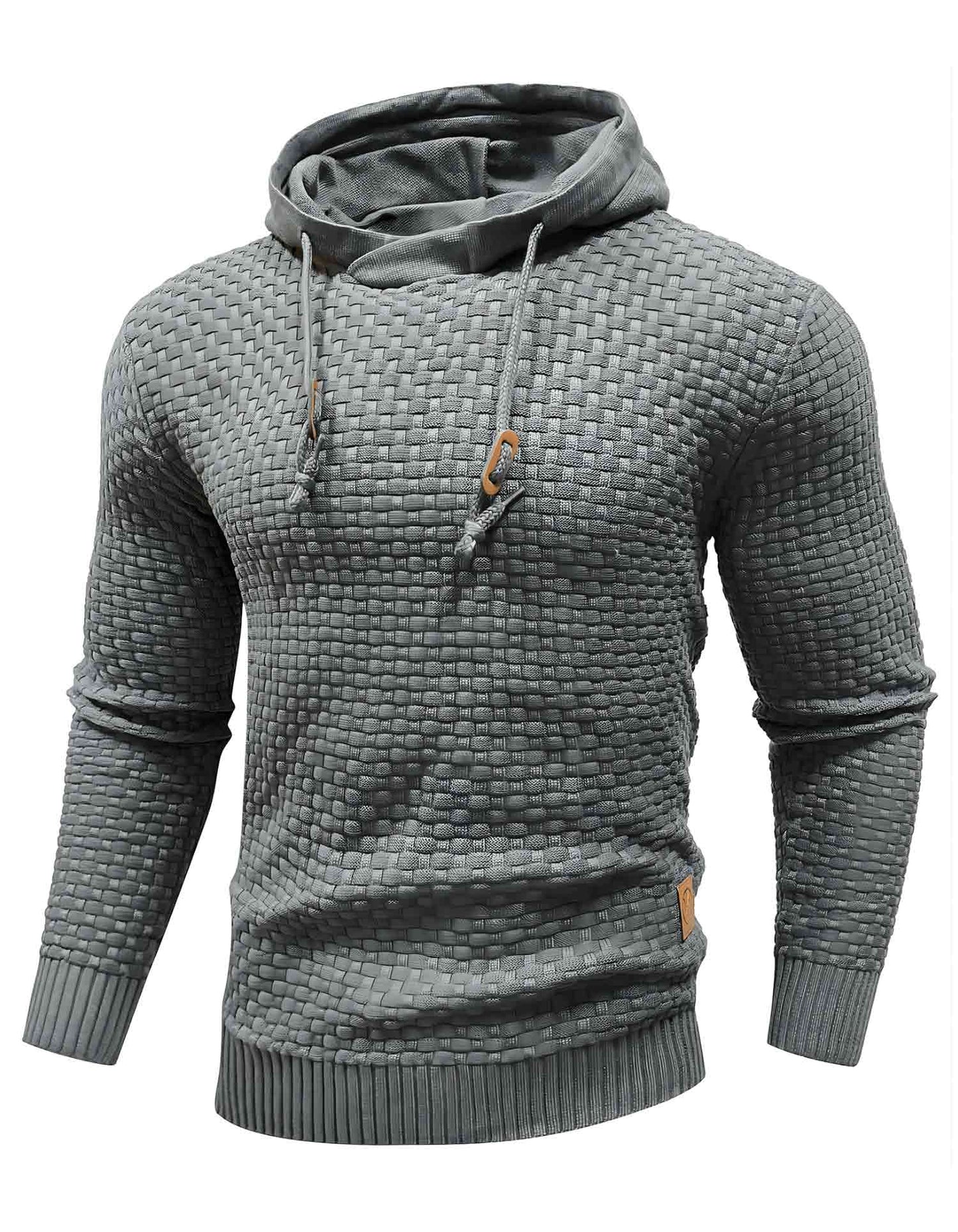 AirWaffle Solid Knitted Hoodie