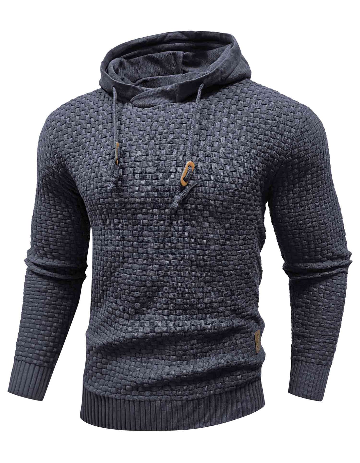 AirWaffle Solid Knitted Hoodie