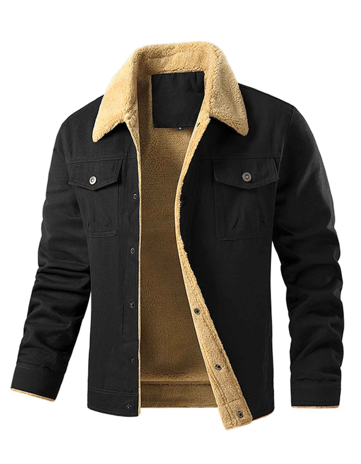 Sherpa-Lined Utility Jacket