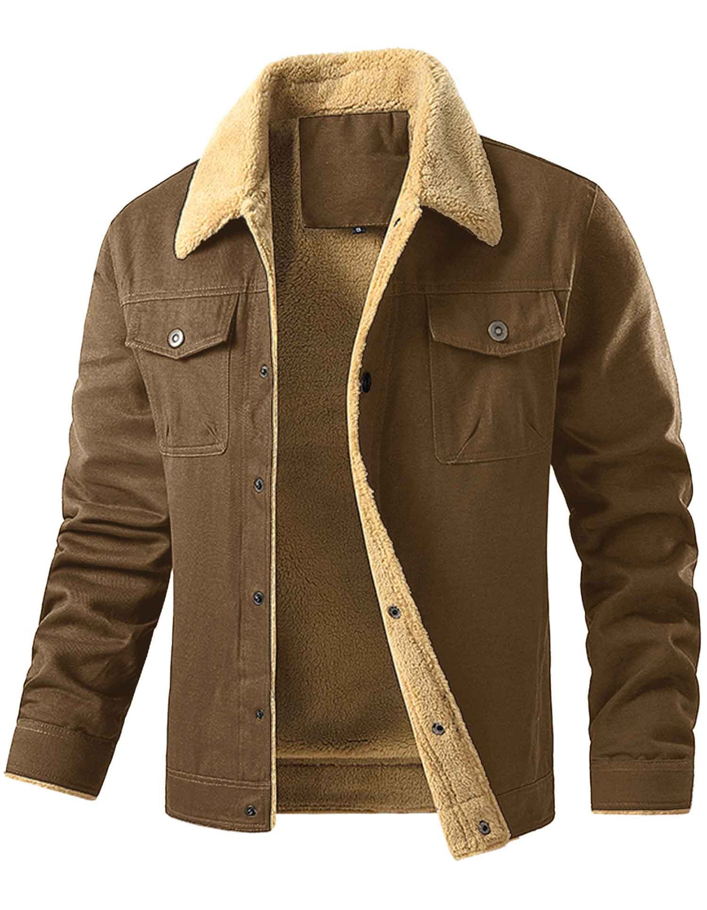 Sherpa-Lined Utility Jacket