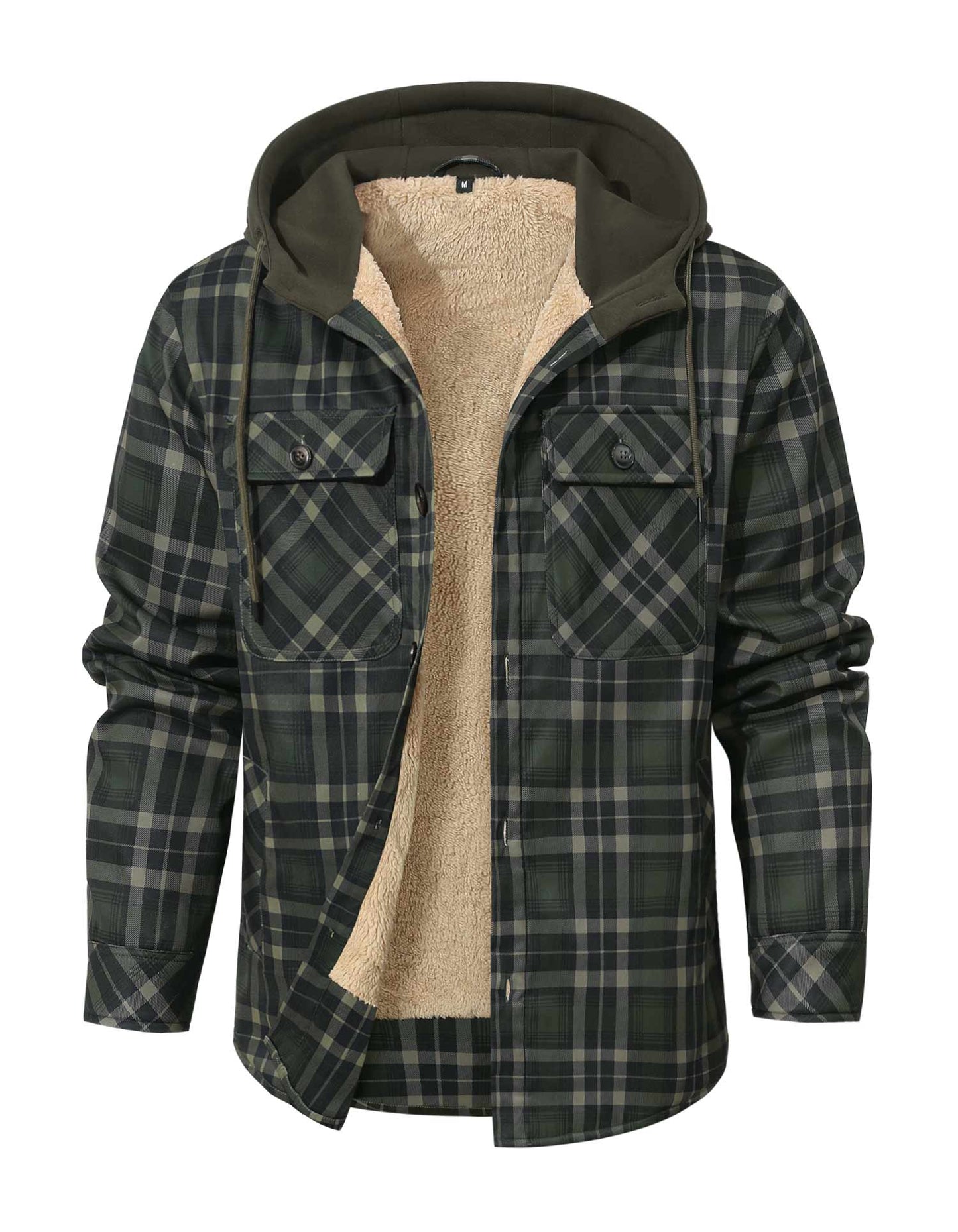 Plaid Hooded Jacket