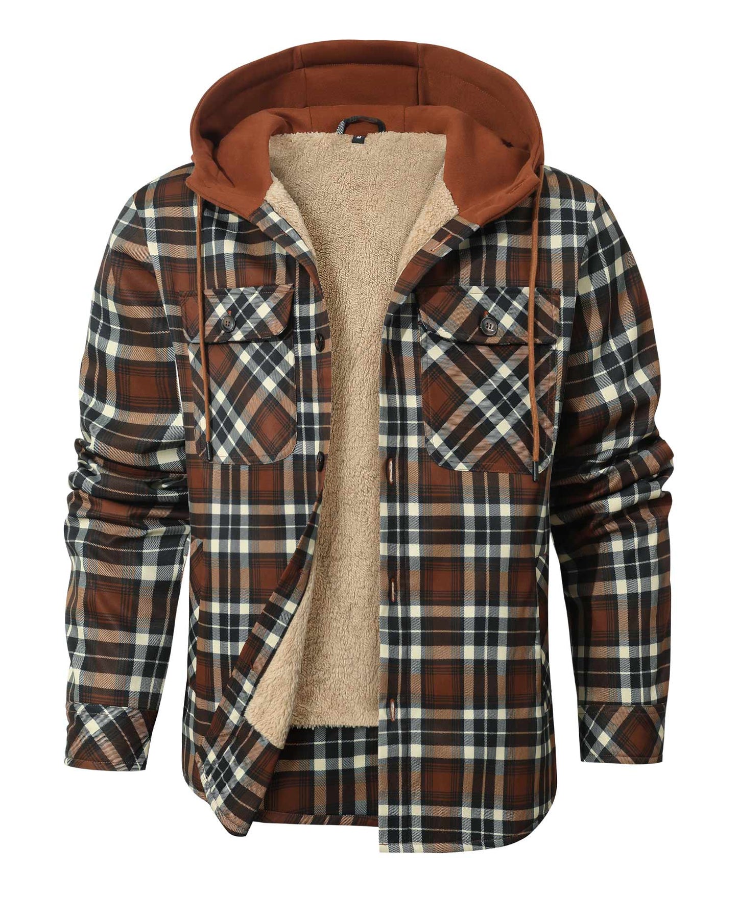 Plaid Hooded Jacket