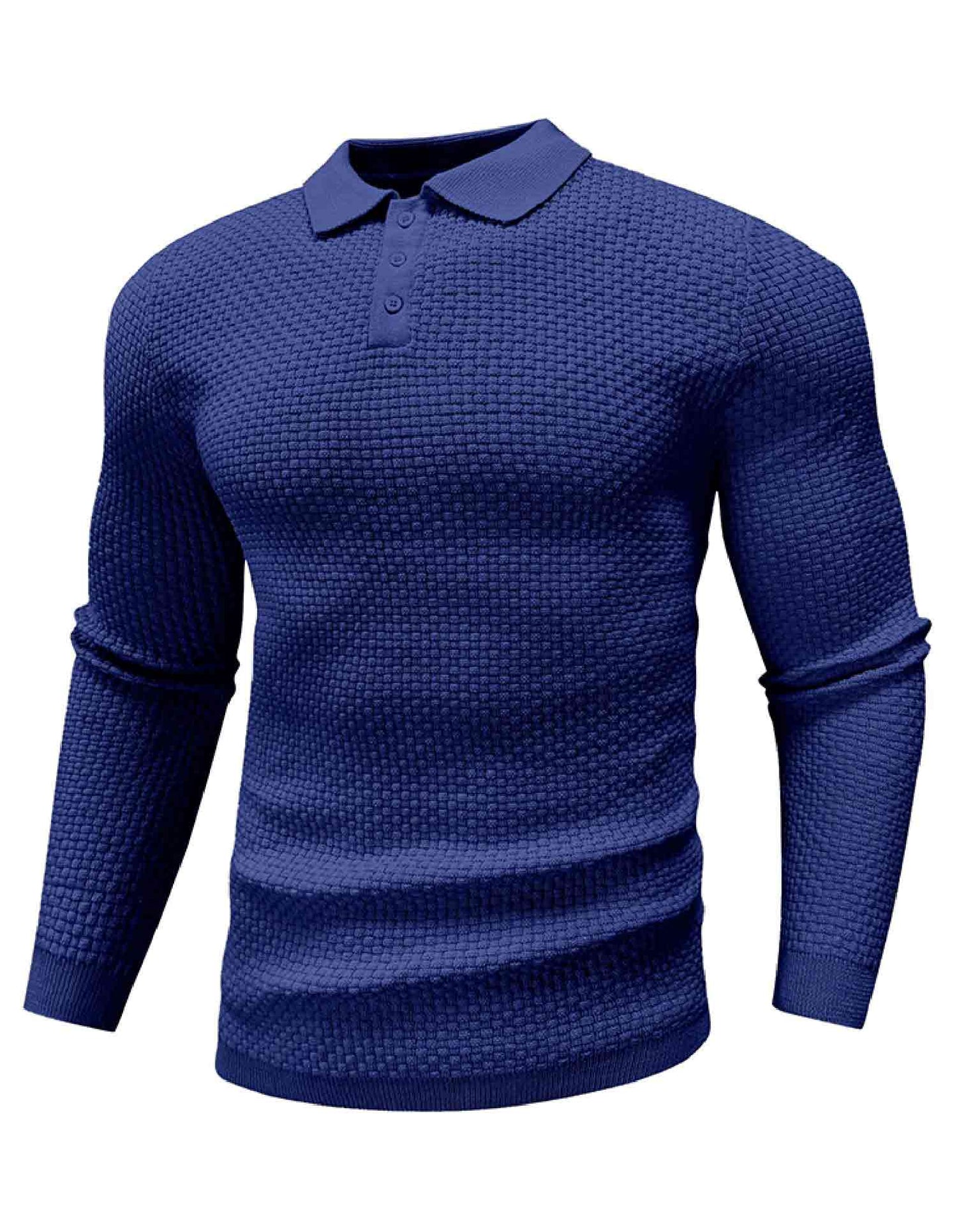 AirWaffle Knit Polo Sweater