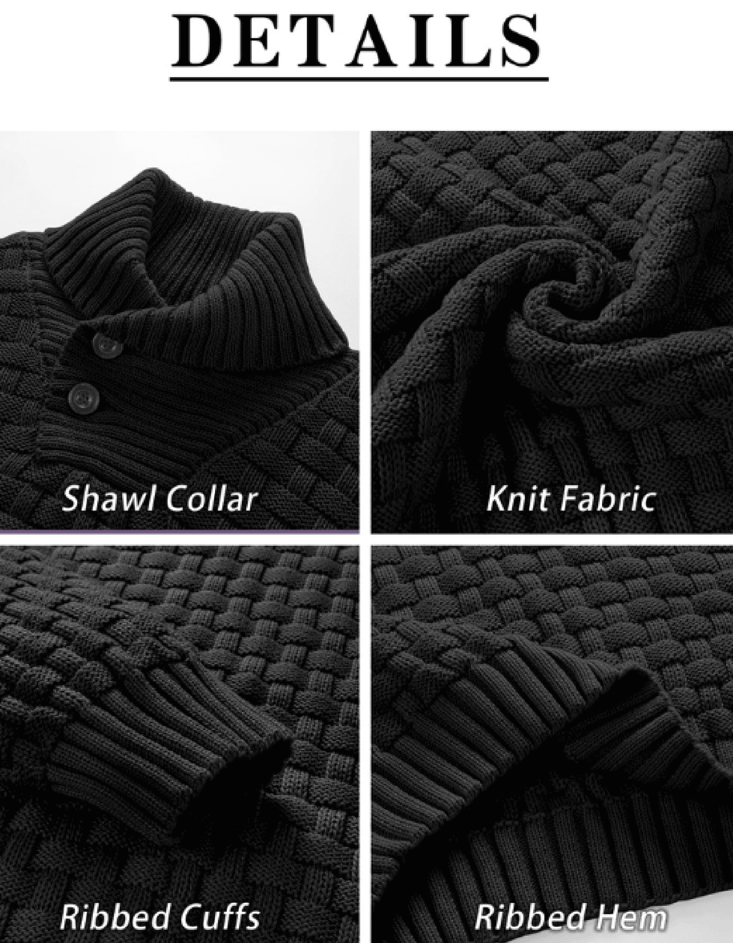 TerraStitch Turtleneck Knit Sweater