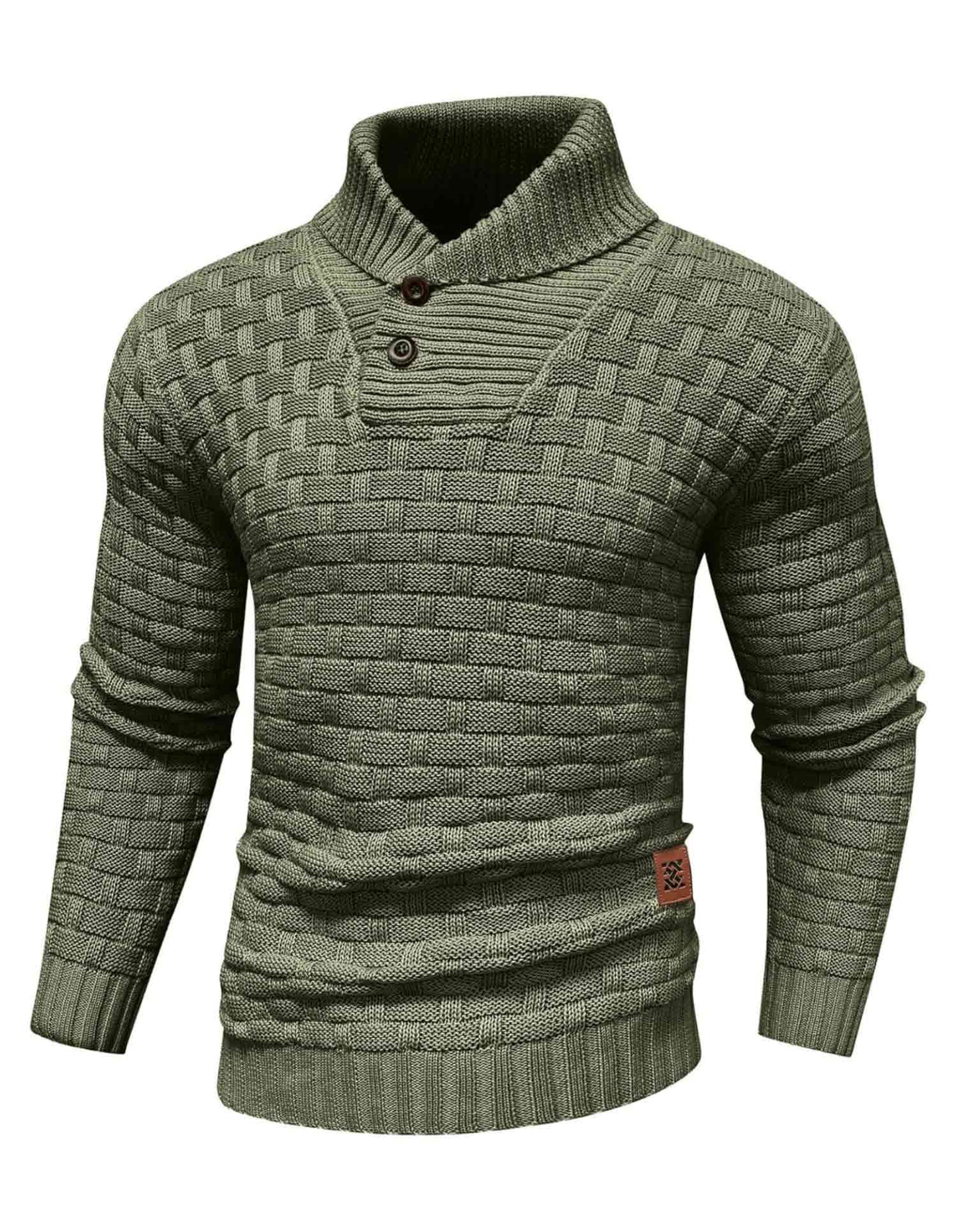 TerraStitch Turtleneck Knit Sweater