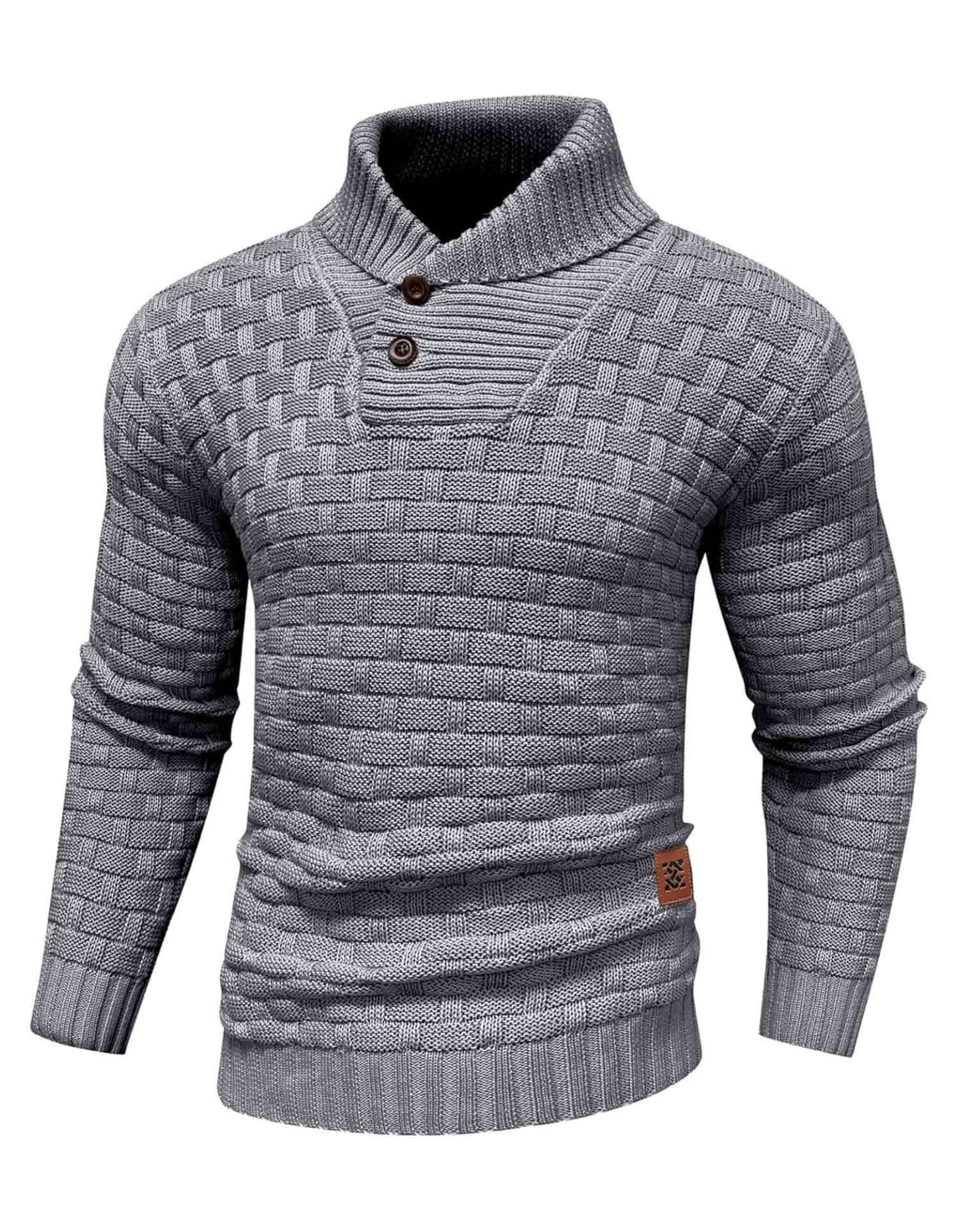 TerraStitch Turtleneck Knit Sweater