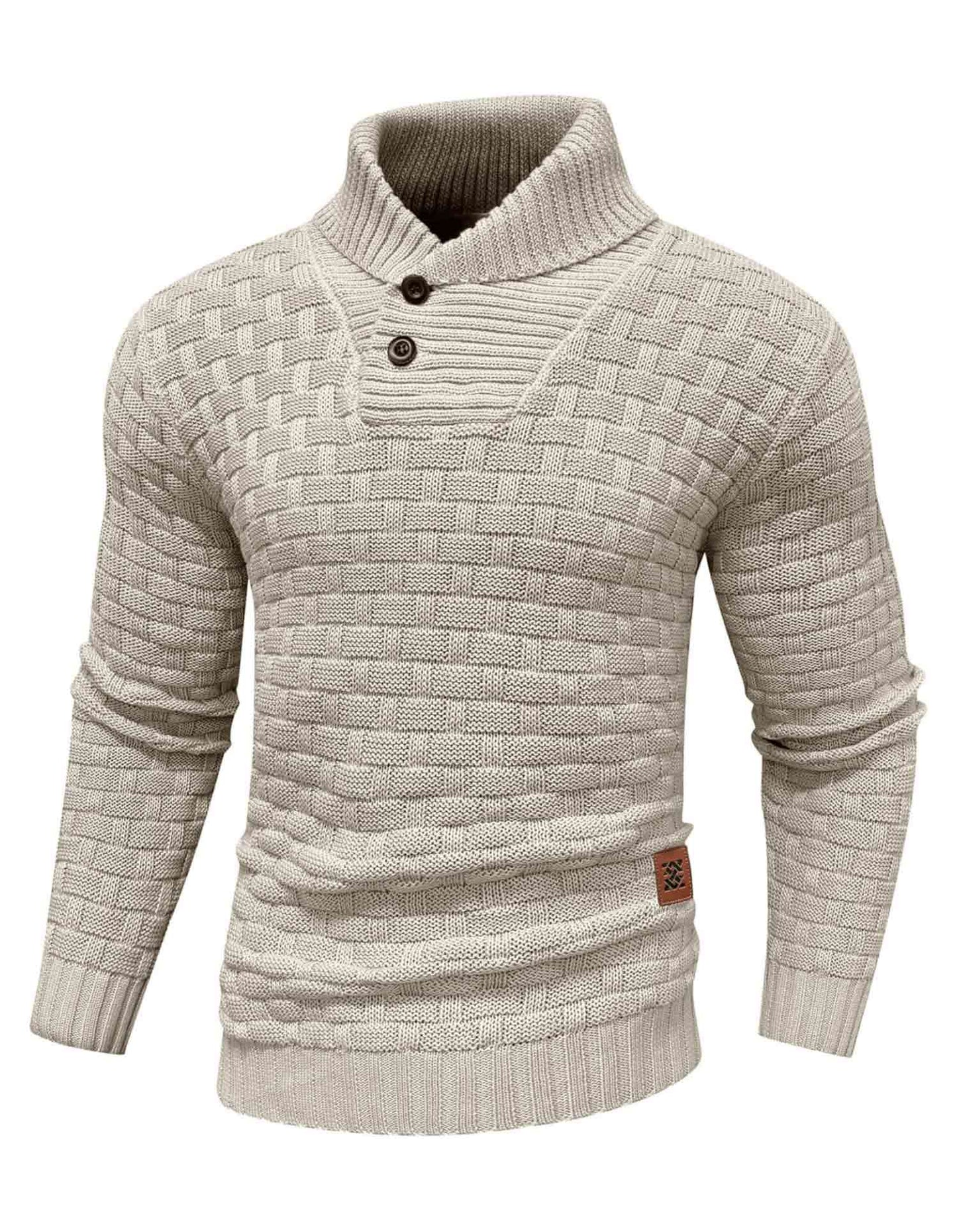 TerraStitch Turtleneck Knit Sweater