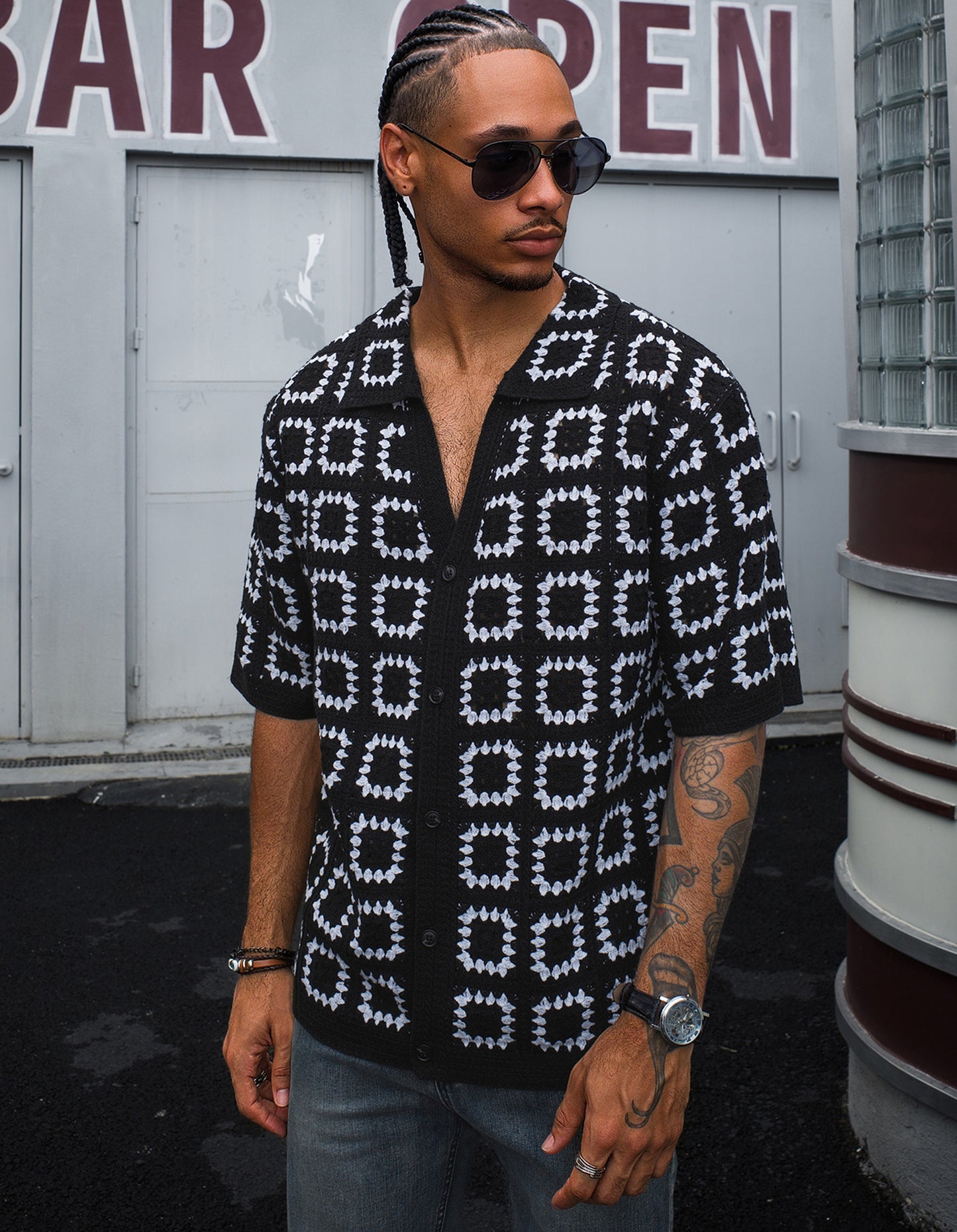 Breathable Knit Vacation Tee