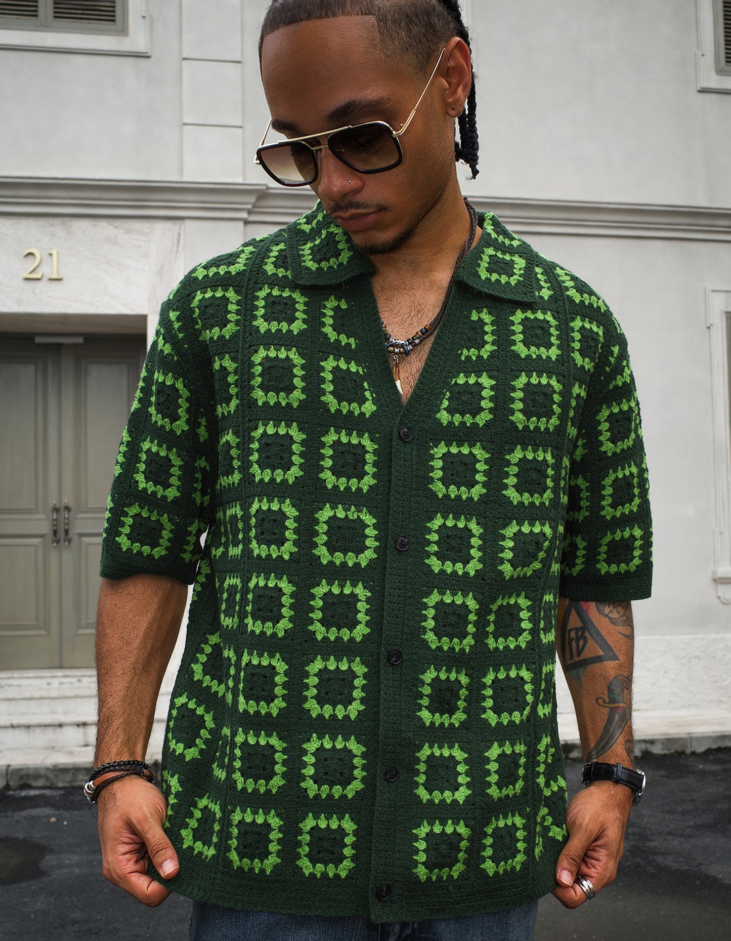 Breathable Knit Vacation Tee