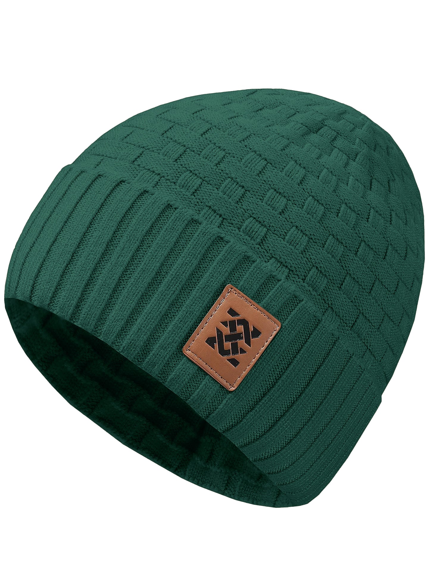 Zaitun Beanie Hats for Men and Women Winter Warm Waffle Knit Cap Comfort Thick Daily Rib Cap