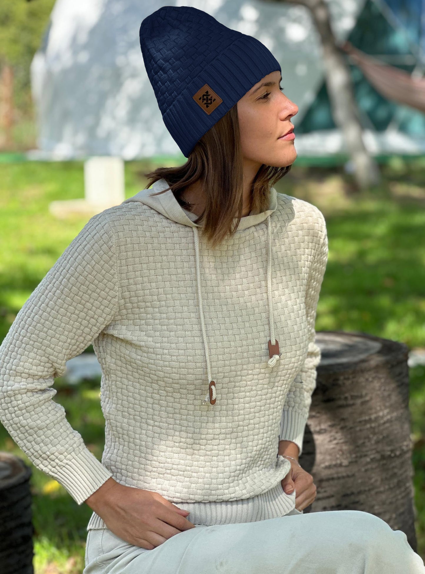 Zaitun Beanie Hats for Men and Women Winter Warm Waffle Knit Cap Comfort Thick Daily Rib Cap