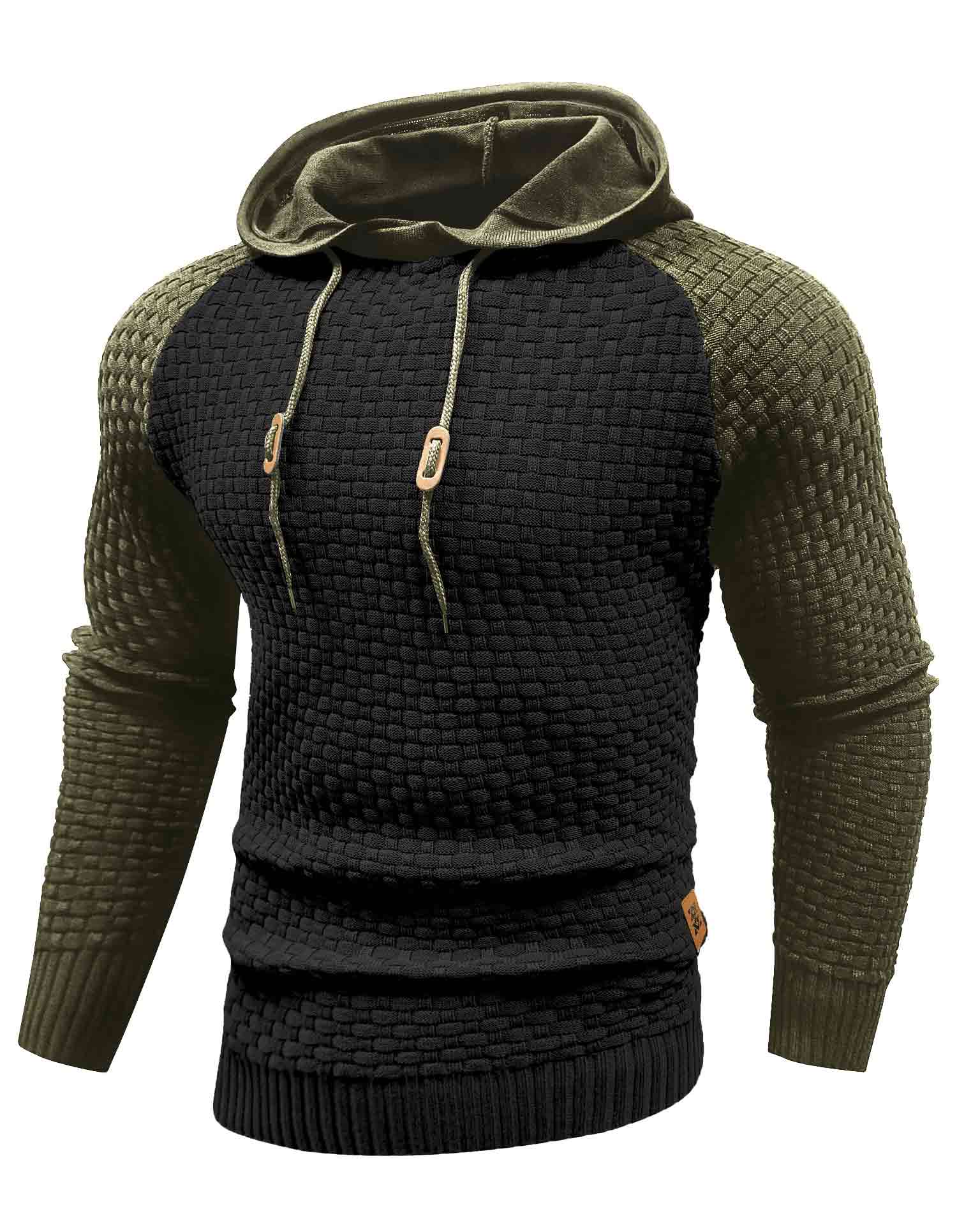 AirWaffle TwoTone Knitted Hoodie