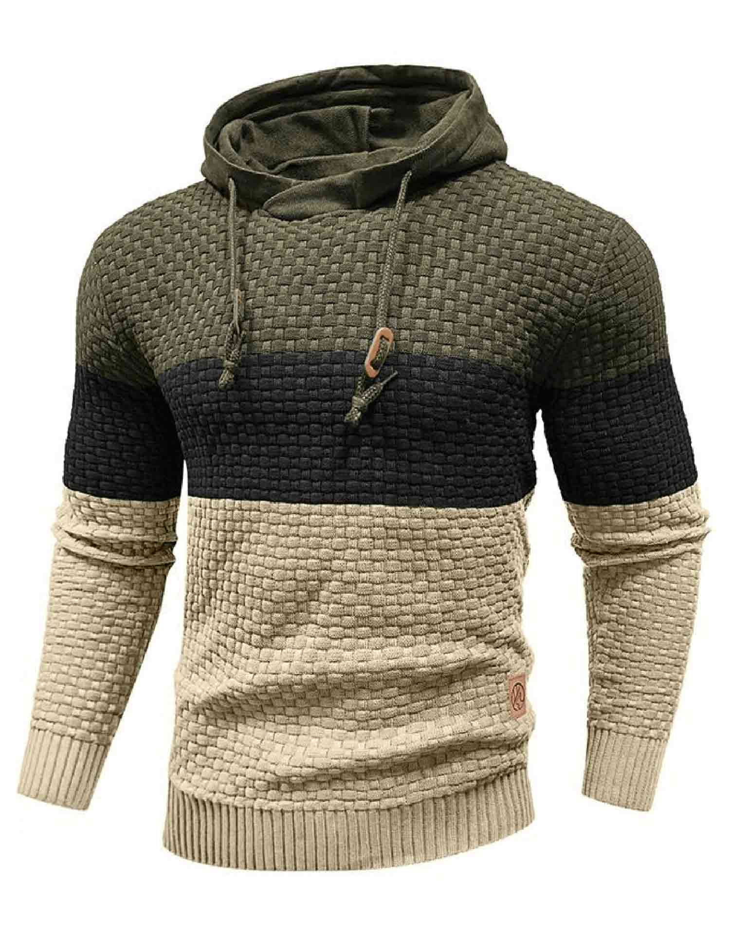 AirWaffle Tricolor Knit Hoodie