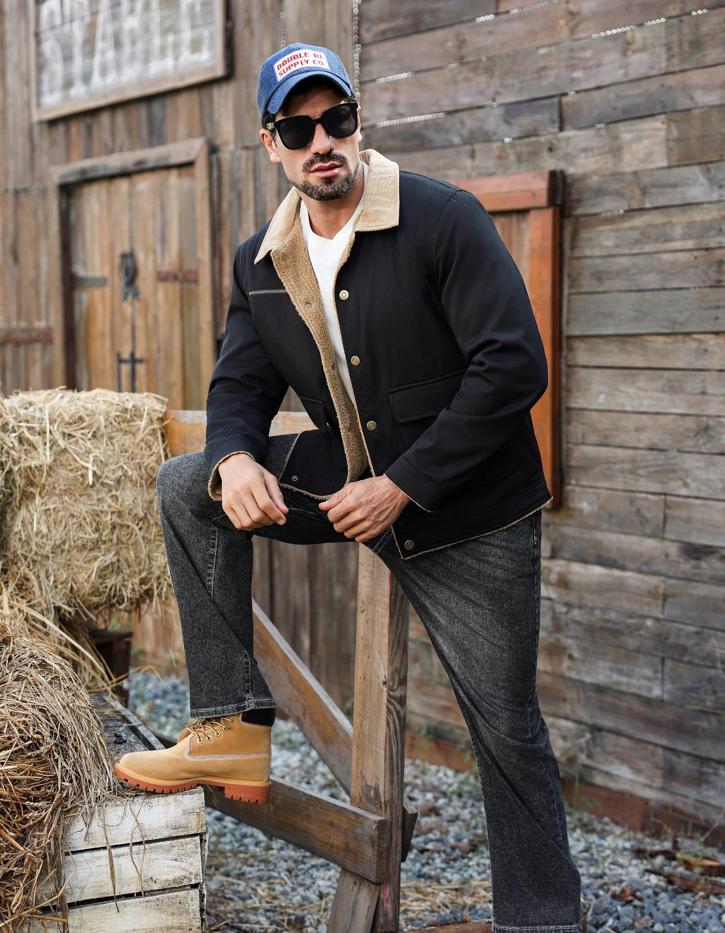 Sherpa-Lined Winter Jacket