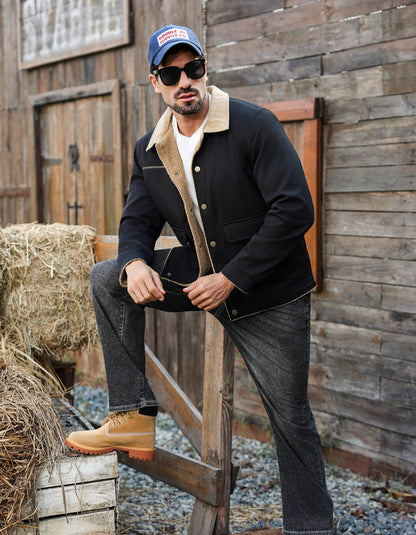 Sherpa-Lined Winter Jacket