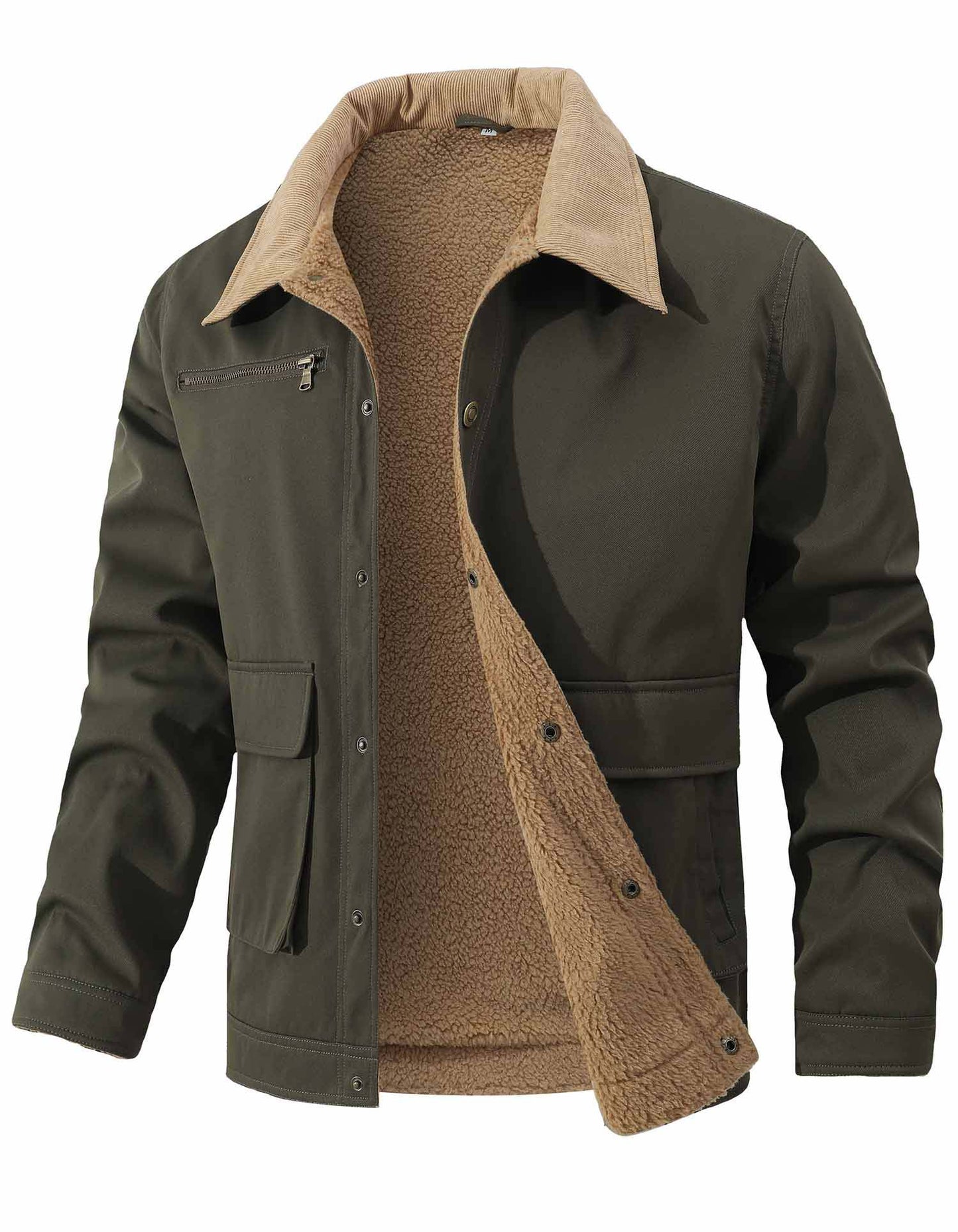 Sherpa-Lined Winter Jacket