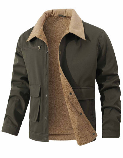 Sherpa-Lined Winter Jacket