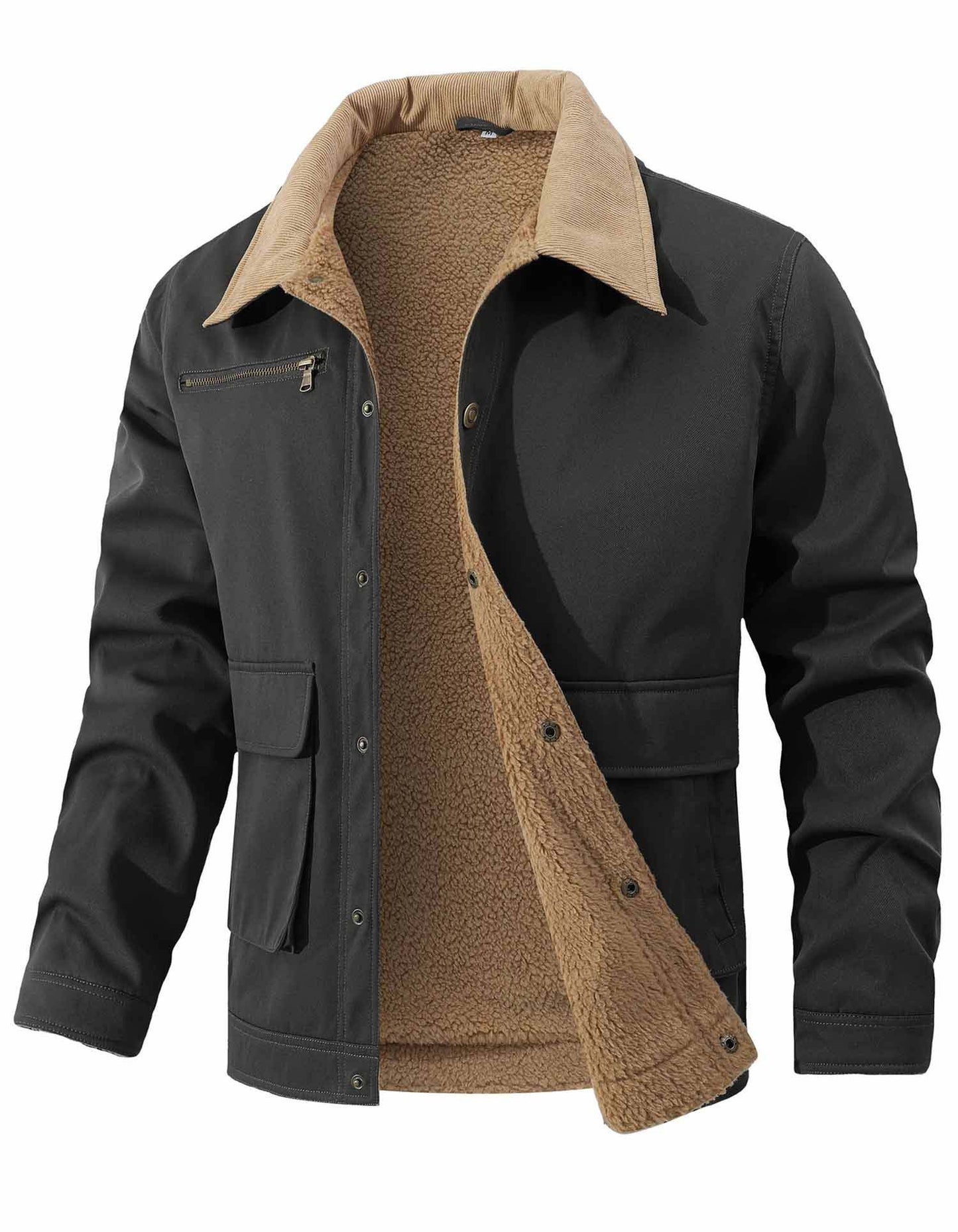 Sherpa-Lined Winter Jacket