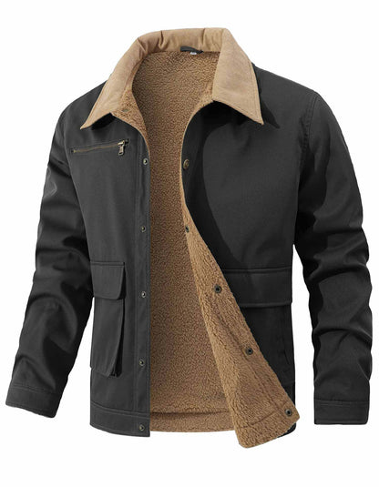 Sherpa-Lined Winter Jacket