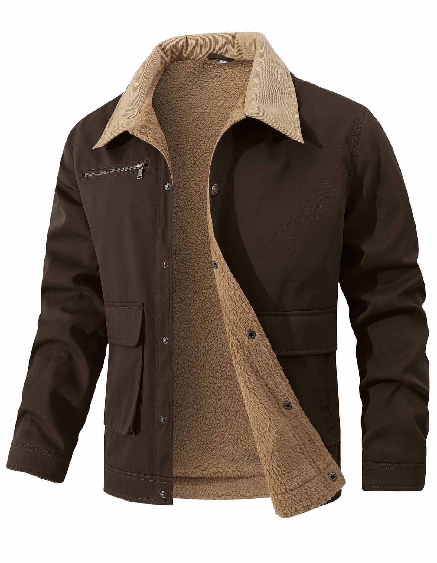 Sherpa-Lined Winter Jacket