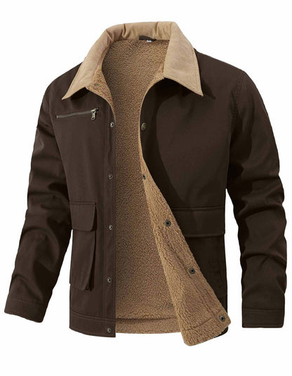 Sherpa-Lined Winter Jacket