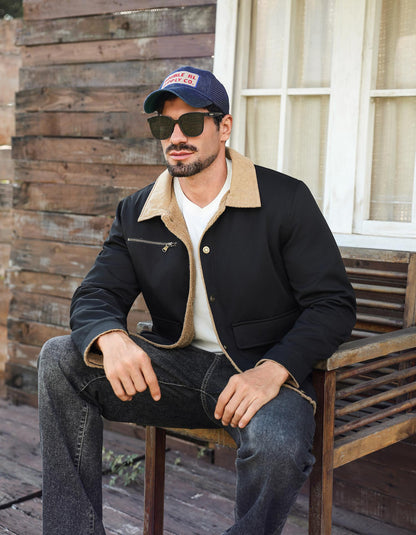 Sherpa-Lined Winter Jacket