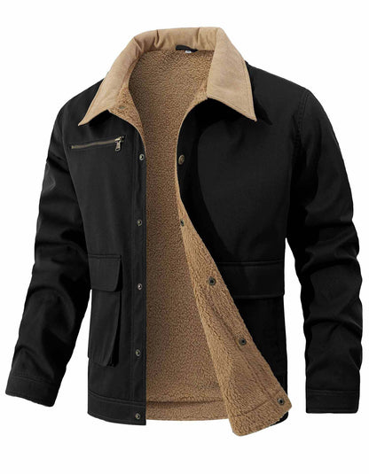 Sherpa-Lined Winter Jacket