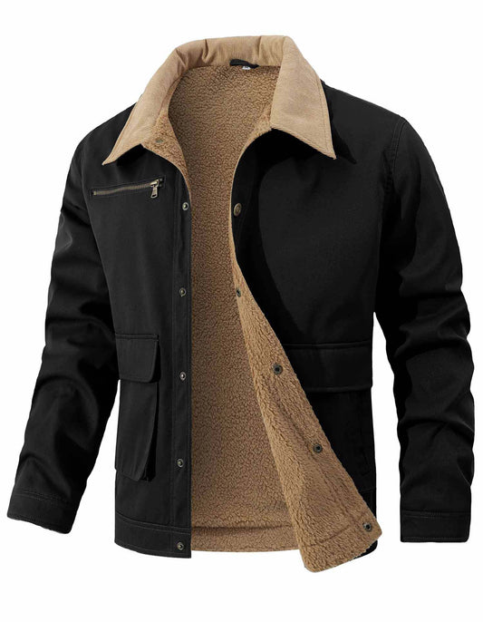 Sherpa-Lined Winter Jacket