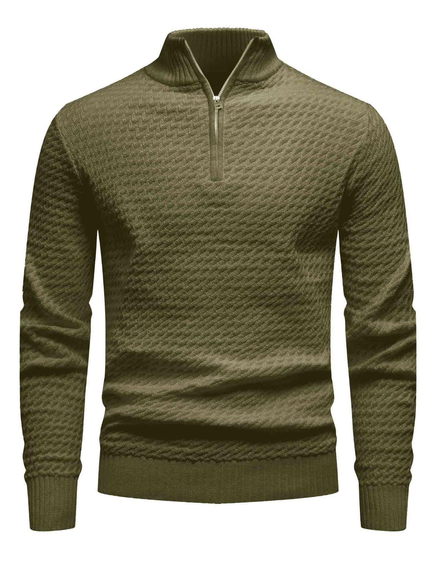 Turtleneck Quarter Zip Sweater