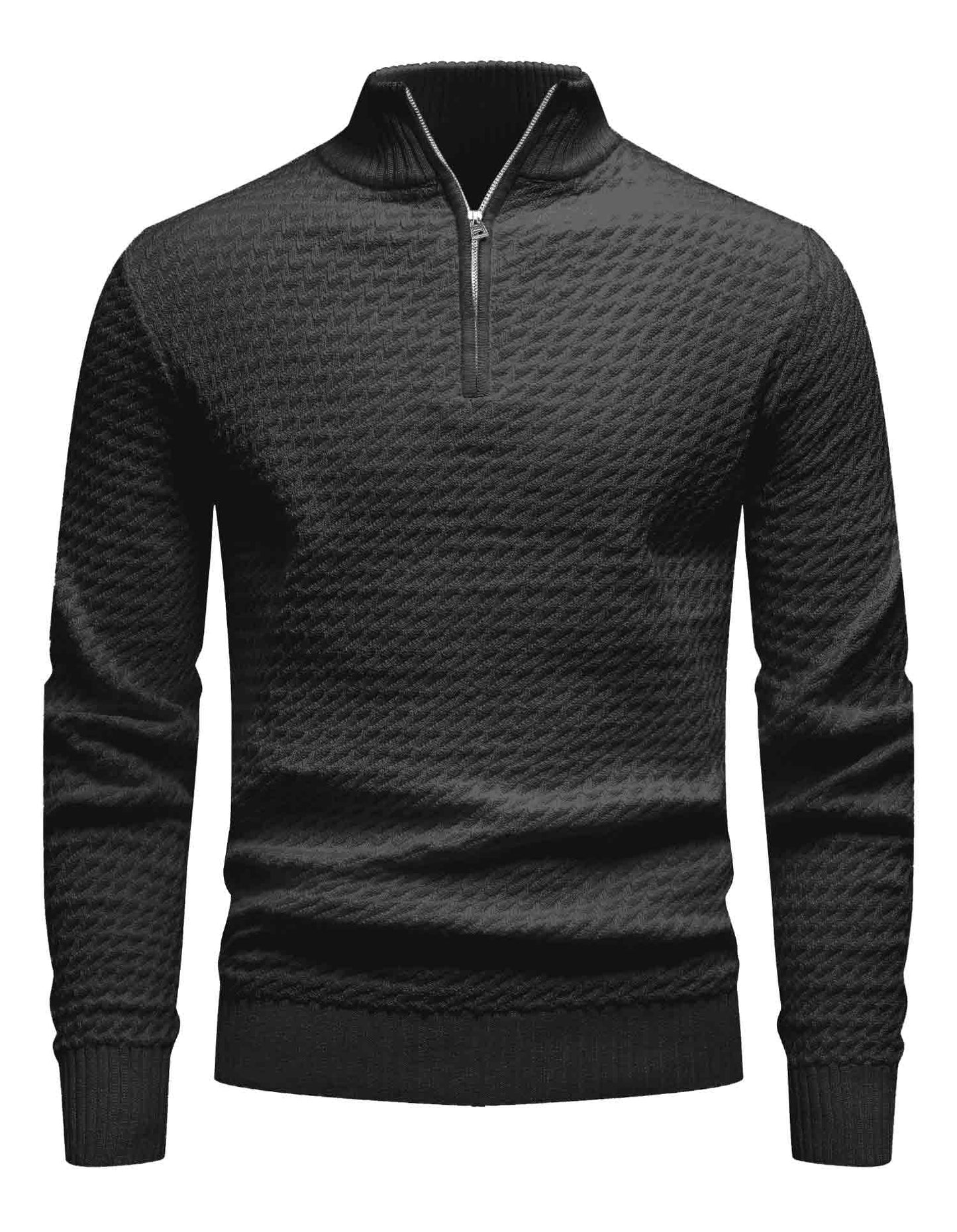 Turtleneck Quarter Zip Sweater