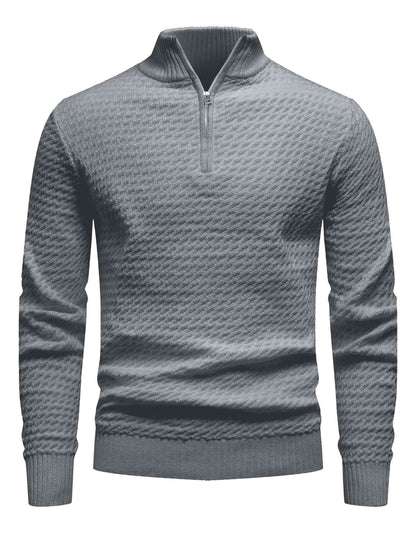 Turtleneck Quarter Zip Sweater