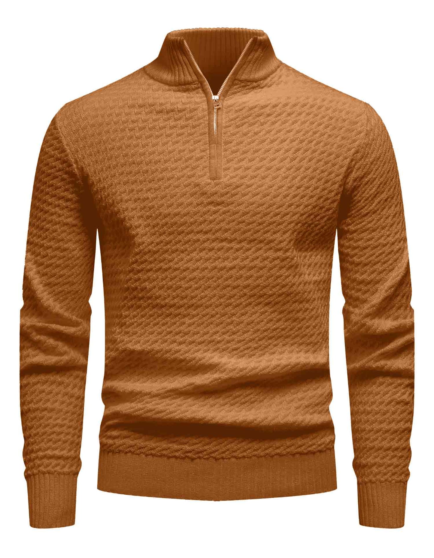Turtleneck Quarter Zip Sweater