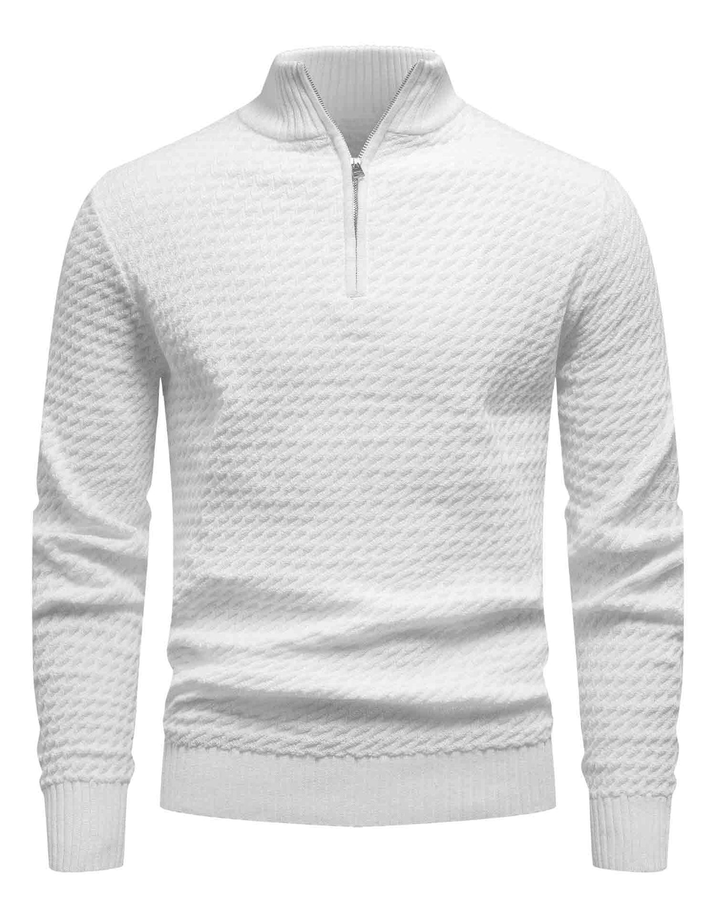 Turtleneck Quarter Zip Sweater