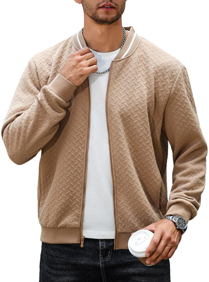 Zaitun Mens Bomber Jackets Casual Lightweight Sports Jacket Cargo Varsity Coat